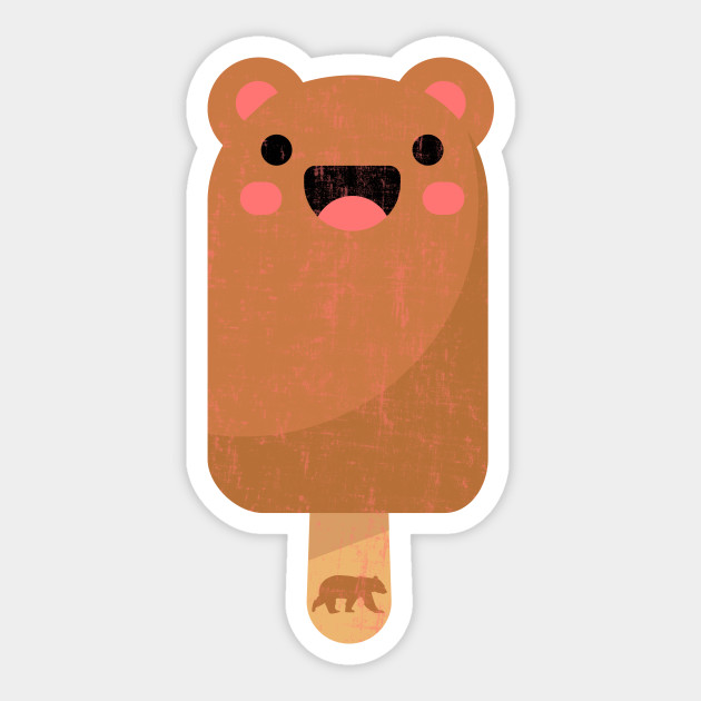 Cute Bear Popsicle Summertime